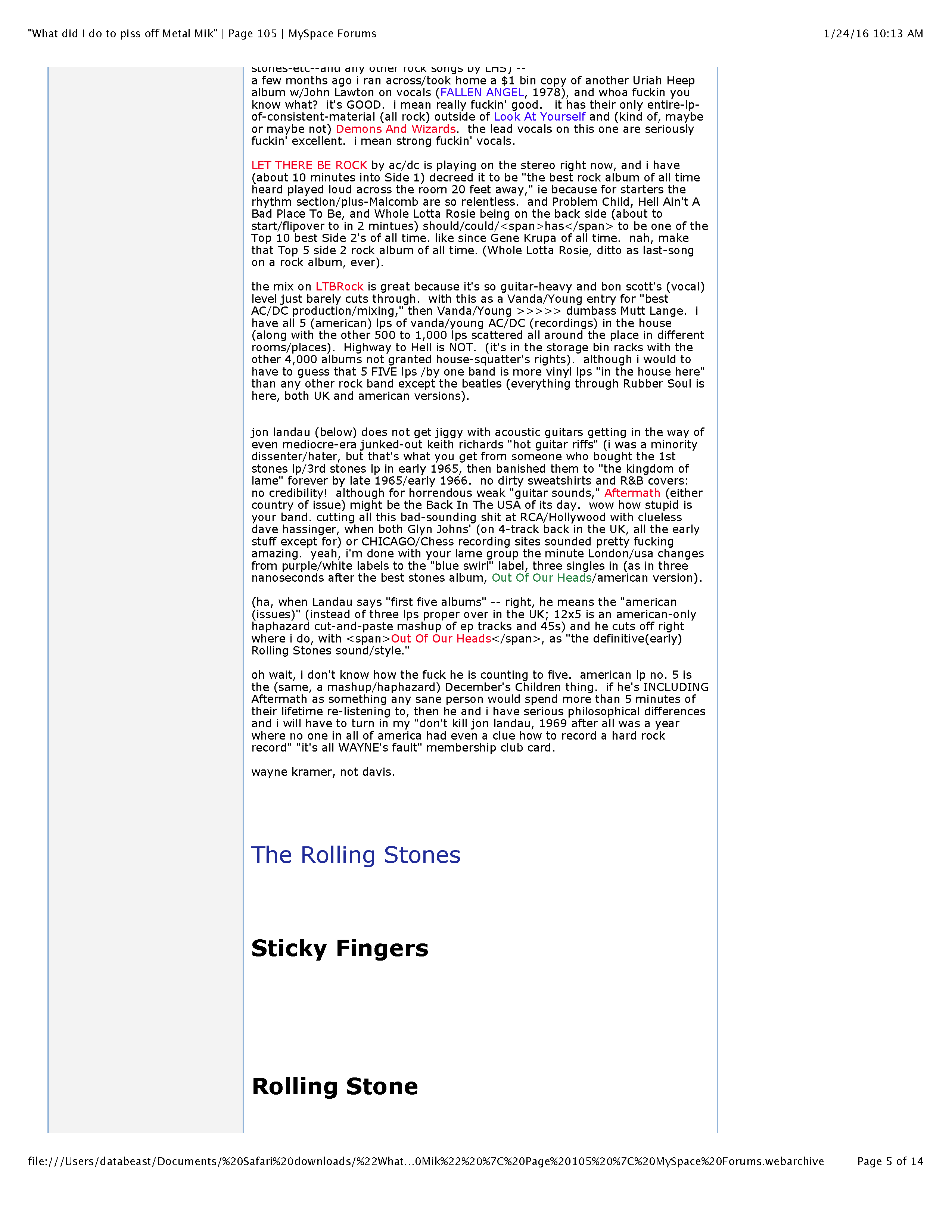 ./PROFESSIONAL HACKER-TYPE DUDE - 1 - 'What did I do to piss off Metal Mike' - Page 105 - MySpace Forums_Page_05.png